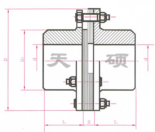 <strong>JZM型重型機(jī)械用膜片聯(lián)軸器</strong>